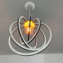 Ver imagem 3 de Luminária Pendente Madeira Caroá Circulo Teto Sala Quarto Cozinha Balcão Branco