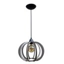Ver imagem 2 de Luminária Lustre Pendente Caroá New York Dia Madeira Teto Sala Quarto Cozinha Balcão Cinza