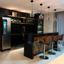 Ver imagem 4 de Luminária Lustre Pendente Caroá Pequim P Madeira Teto Sala Quarto Cozinha Balcão Branco