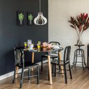 Ver imagem 4 de Luminária Lustre Pendente Caroá Moscou 15H Madeira Teto Sala Quarto Cozinha Balcão Branco