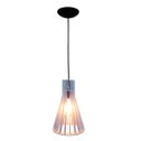 Ver imagem 2 de Luminária Lustre Pendente Acrílico Caroá Singapura Sala Quarto Cozinha Balcão Cinza