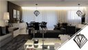 Ver imagem 4 de Luminária Lustre Pendente Caroá Diamante G Teto Sala Cozinha Mesa Jantar Moderno Preto