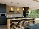 Ver imagem 4 de Luminária Lustre Pendente Acrílico Caroá Singapura Sala Quarto Cozinha Balcão Amarelo