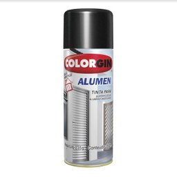 Tinta Spray Para Alumínio Colorgin Alumen 350ml Preto - 2