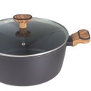 Ver imagem 2 de Caçarola com Tampa Preto/madeira 6,1l - Bergner