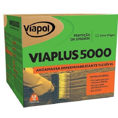 Argamassa Impermeabilizante Viaplus 5000 - Viapol 18kg - 1