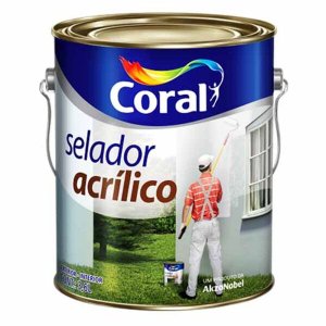 Selador Acrílico Coral 3,6L Branco Fosco