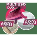 Ver imagem 2 de Vassoura Ideal Cantos Certa Noviça Bettanin Com Cabo Ref. 1692