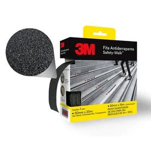 3M Fita Safety-Walk Antiderrapante 50mm x 20m Preto