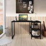 Escrivaninha Industrial Office Star 120cm 2 Prateleiras Klm Móveis - 1