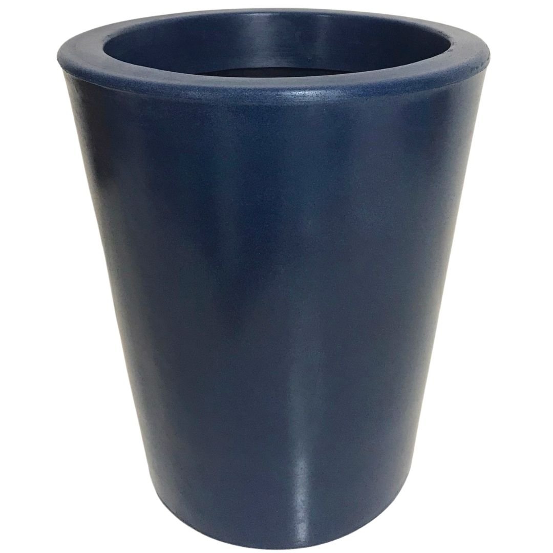 Vaso para Plantas Redondo em Polietileno 43x36cm Azul - 2
