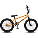 Ver imagem 1 de Bicicleta Aro 20 Bmx Pro-x Infantil Série 1 Aro Aero Freio V-brake - Laranja+preto