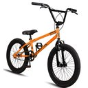 Ver imagem 2 de Bicicleta Aro 20 Bmx Pro-x Infantil Série 1 Aro Aero Freio V-brake - Laranja+preto