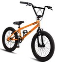 Ver imagem 2 de Bicicleta Aro 20 Bmx Pro-x Infantil Série 1 Aro Aero Freio V-brake - Laranja+preto