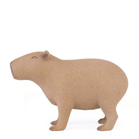 Escultura Decorativa Capivara em Poliresina 16cm 22823 Mart