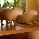 Ver imagem 4 de Escultura Decorativa Capivara em Poliresina 16cm 22823 Mart