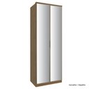 Ver imagem 1 de Guarda Roupa Modulado 02 Portas Vidro 245cm Setiba
