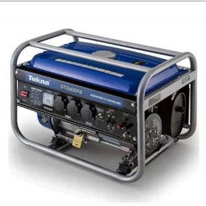 GERADOR TEKNA A GASOLINA 2.5KVA 2500W 115/230V 60HZ MONO 4TEMPOS GT2600FB