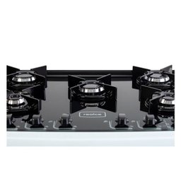 Fogão Iris Glass 5 Bocas com Forno Realce - 4