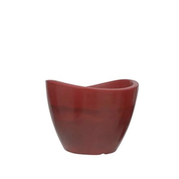 Vaso Copacabana 30 X 23 Cm Vermelho Vasart