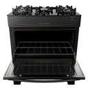 Ver imagem 6 de Fogão 5 Bocas Mônaco Top Glass Atlas - Mesa de Vidro - Mega Chama - Bivolt - Forno 86,5 L - Preto