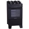 Fogão Atlas Mônaco Top Glass 4 Bocas - Acendimento Automático - Mesa de Vidro - Bivolt - Preto - 1