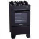 Ver imagem 1 de Fogão Atlas Mônaco Top Glass 4 Bocas - Acendimento Automático - Mesa de Vidro - Bivolt - Preto