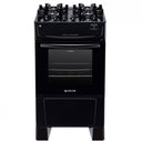 Ver imagem 3 de Fogão Atlas Mônaco Top Glass 4 Bocas - Acendimento Automático - Mesa de Vidro - Bivolt - Preto