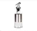 Ver imagem 2 de Porta Azeite e Vinagre de Vidro Cristal com Dosador Prata 200ml 14x6,5cm Unyhome.