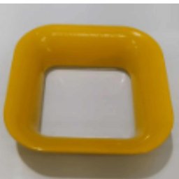 Puxador 3022 Vintage Quadrado Cromado TORRALBA Amarelo - 1
