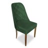 kit com 8 Cadeiras de Jantar Dublin Suede Verde Bandeira - 4