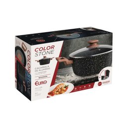 Panela Caçarola Avulsa Antiaderente Cerâmica 24cm Fogão Indução Colorstone Woden - 6 Panela Caçarola Avulsa Antiaderente Cerâmica 24cm Fogão Indução Colorstone Woden - 6