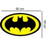 Adesivo de Parede Símbolo Batman:90 X 50 Cm - 2