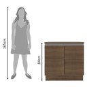 Ver imagem 7 de Balcão Glamy 80cm 2 Portas Rustic Madesa