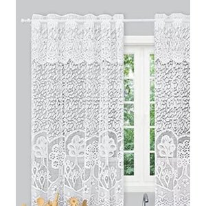 Cortina de Cozinha de Renda Bérgamo de 1,25 X 0,28x 2,00m.