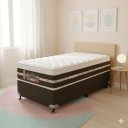 Ver imagem 1 de Cama Castor Silver Star Air Bonnell One Face Solteiro 88x188x32 + Box Castor