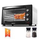 Ver imagem 2 de Forno Eletrico Best 60 Litros Plus Preto/Branco 220V com Kit Moedor Bela Home
