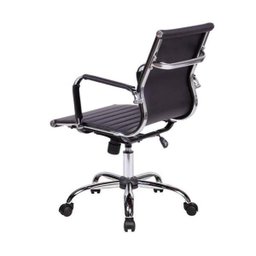 Conjunto com 1 Cadeira Diretor Giratória e 2 Cadeiras Executivas Base Fixa para Escritório - 8 Conjunto com 1 Cadeira Diretor Giratória e 2 Cadeiras Executivas Base Fixa para Escritório - 8