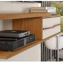 Ver imagem 4 de Painel para Tv 55 Polegadas 1,35m Off White / Freijó Trend