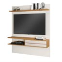 Ver imagem 2 de Painel para Tv 55 Polegadas 1,35m Off White / Freijó Trend