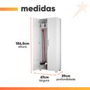 Ver imagem 4 de Armário Multiuso Notavel 2 Portas para Área de Serviço Lavanda