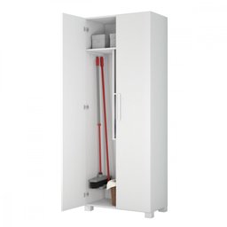Armário Multiuso Notável Nt4015 Lavanderia 2 Portas Branco Brilho New - 4 Armário Multiuso Notável Nt4015 Lavanderia 2 Portas Branco Brilho New - 4