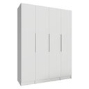 Ver imagem 2 de Guarda-Roupa Modulado 160 cm 4 Portas Branco Neo Madesa