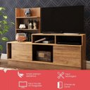 Ver imagem 2 de Rack para Tv até 43 Polegadas Wood Dover - Pnr Móveis