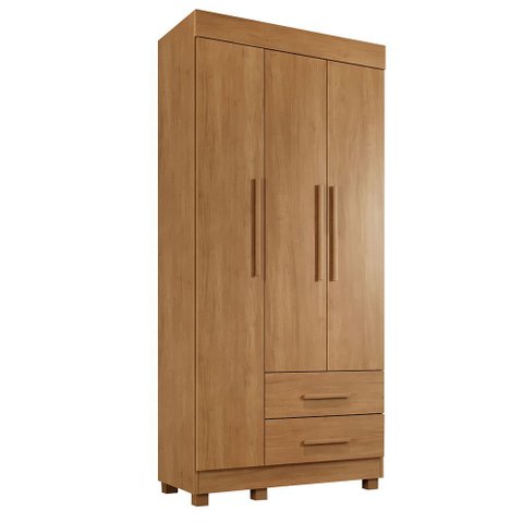 Guarda-roupa New Copacabana 3 Portas 2 Gavetas - Benetil