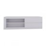 Rack para Tv até 55 Polegadas Ame 2 Gavetas Branco - Pnr Móveis - 3