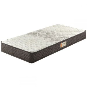 Colchão Solteiro Ecoflex com Espuma D33 Wood Marrom 14x188x78 - Pnr Móveis