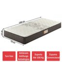 Ver imagem 2 de Colchão Solteiro Ecoflex com Espuma D33 Wood Marrom 14x188x78 - Pnr Móveis