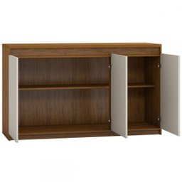 Balcão Buffet 3 Portas Camaro Cedro/Off-White - 4