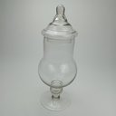 Ver imagem 2 de Bomboniere Baleiro Potiche Redondo Home&co Tampa Vidro 43x17x17cm